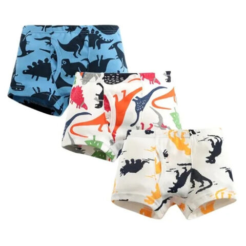 Multi Color Cute Print Anti-Bacterial Cotton Kids Underwear Wholesale -  China Kids Underwear Wholesale and Boy Underwear price