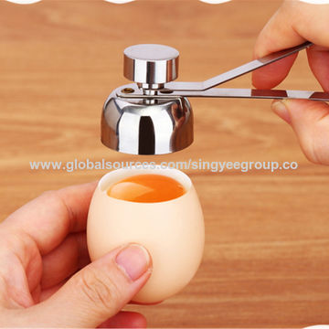 Kitchen Gadgets Egg Shell Opener Cutter Stainless Steel Egg Poaching Cups  Separator Filter Egg Cooking Tools Kitchen Accessories