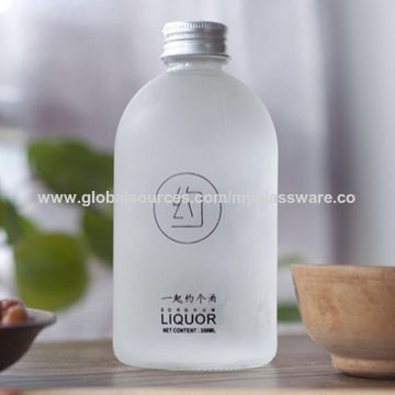 Frosted Glass Borosilicate Glass Bottle