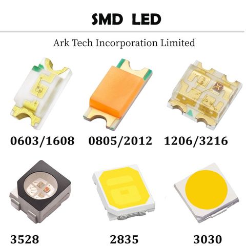 100pcs 5colors x 20pcs 5050 5730 1210 1206 0805 0603 LED-Dioden-Sortiment SMD LED-Dioden-Kit