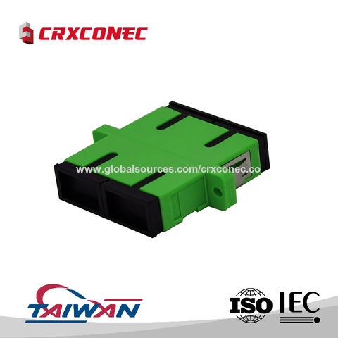 Ap101409 Taiwan Single Mode Fiber Duplex SC APC Fiber Optic Adapter on Global ...