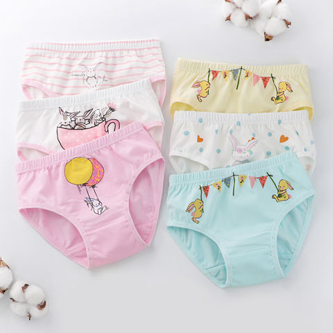 Lot De 8 Culottes Filles Adolescentes - Sans Coutures, Doux, Respirant - Taille Moyenne - Multicolore - 3