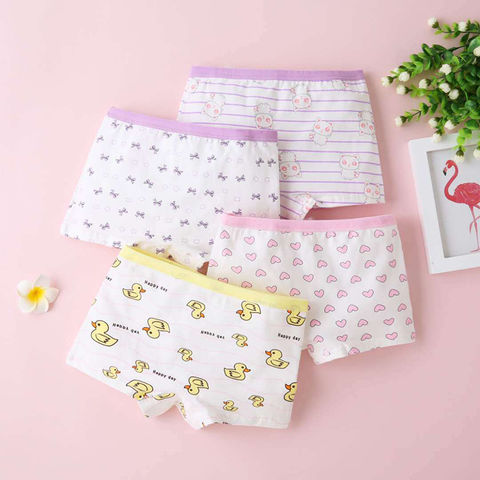 Buy Wholesale China Kids Cotton Panties Floral Print Bikini Underwear For  Teen Girls & Kids Cotton Panties at USD 0.75