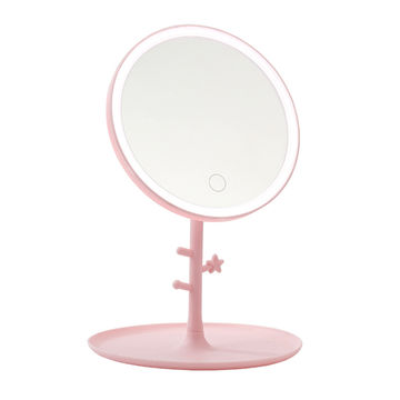 China New Product Led Makeup Mirror, Lighted Makeup Mirror Desktop