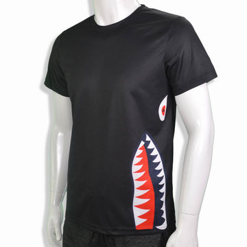 Buy Wholesale China Men T-shirt Blank Man T Shirts Black Plain Graphic Polyester Tshirts Logo China & Men Sports Blank at 2.3 | Global Sources