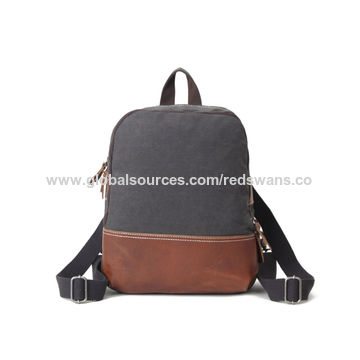 mini canvas backpack purse