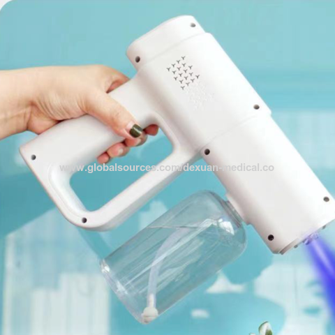 Buy Wholesale China Sprayer Wireless Disinfection Blue Light Atomizer Nano  Spray Gun & Sprayer Wireless Disinfection Light Atomizer at USD 7