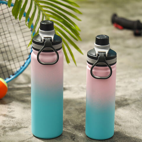 Vacuum Double Wall Stainless Steel Cola Shaped Insulated Drinking Sport ...