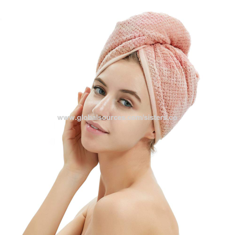 Hair turban drying online towel