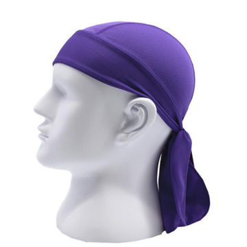 Unisex Long Men Women Velvet Breathable Bandana Hat Durag Rag Long Tail  Headwrap