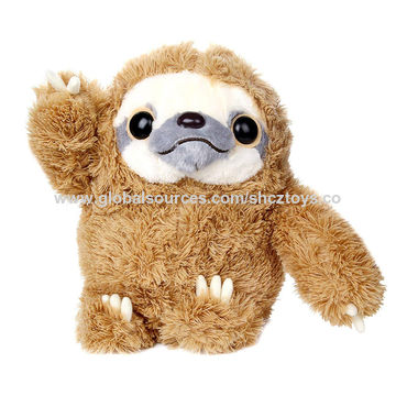 Brown Sloth Pillow 