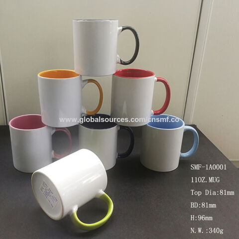 Glossy Effect Sublimation Glass Mug, Glass Mug with Sublimation Coating -  China Glass Mug and Mug price