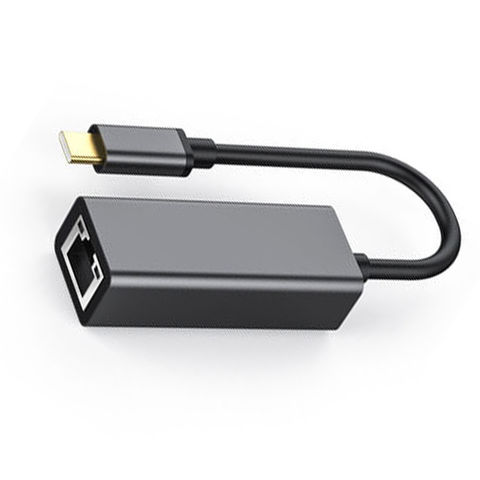 Buy Wholesale China Usb-c To Ethernet Adapter Usbc Thunderbolt 3 To Rj45  1000 Mbps Lan Wired Network & Ethernet Cable at USD 3