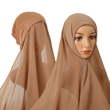 Fluisteren snelweg Haarvaten Buy Wholesale China Fashion Women Plain Chiffon Hijab Cotton Satin Silk  Lined Jersey Bonnet Underscarf Caps Headscarf & Plain Chiffon Jersey Bonnet  Underscarf at USD 3.3 | Global Sources