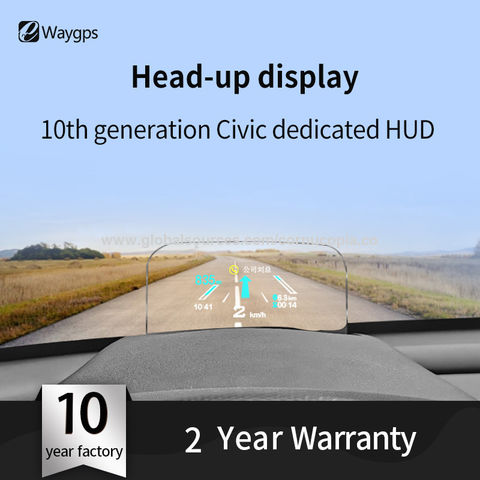 Special Car Hud Head Up Display For 10th Generation Civic With Obd