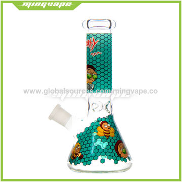 Rick and Morty Glass Bong 8'' Weed Smoking Pipe for sale at factory direct price