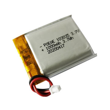 Bateria de 3.7V 1000mAH Ion Litio recargable