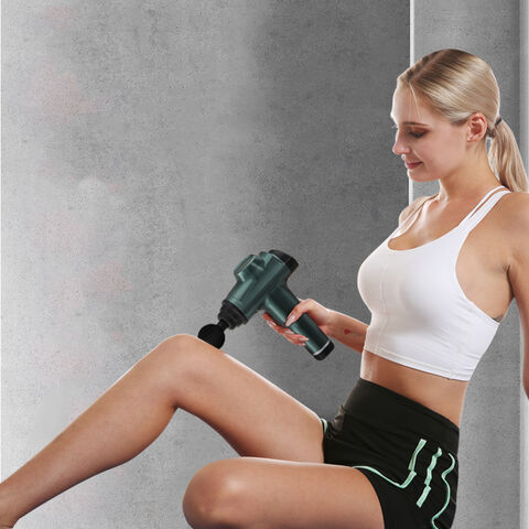 Electric Massage gun dropshipping with lcd screen rechargeable fascial massager muscle massage gun for sale at factory direct price