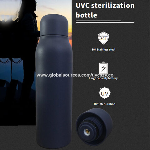 Buy Wholesale China Uvc Led Light Sterilizing Thermos Water Bottle 600ml,uv Thermo  Flask Bottle,hot Water Flask 24 Hours & Thermos Water Bottle 1 Litre at USD  11