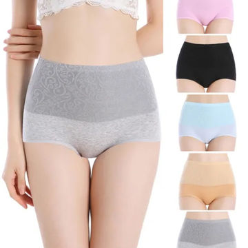 Cheap Plus Size Tummy Control Panties For Women High Waist