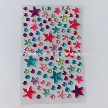 Acrylic Glitter Sticker Hand Art Diamond Stickers - China Sticker and  Bubble Sticker price