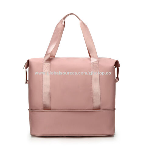 Bolsa de gimnasio deportiva con logo personalizado de fábrica, bolsa de almacenamiento de gran capacidad, bolsa organizadora de viaje