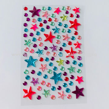 Bedazzled Star Stickers