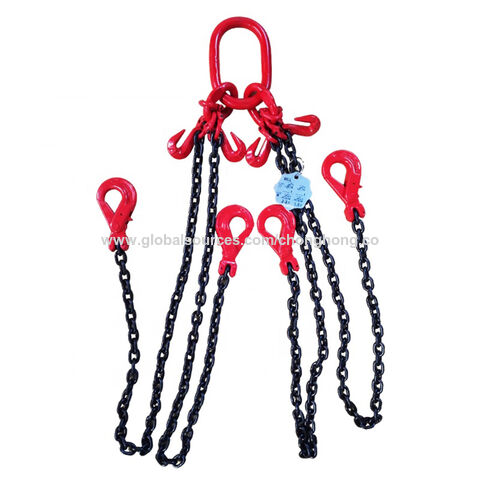 China Four Legs Lifting Chain Sling 6mm to 13mm Multi-leg Sling ...