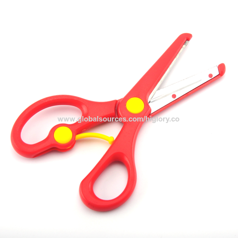 Buy China Wholesale Art Craft Preschool Kids Training Stainless Steel Scissors  Children Safety Scissors & Safety Student Scissor $0.22