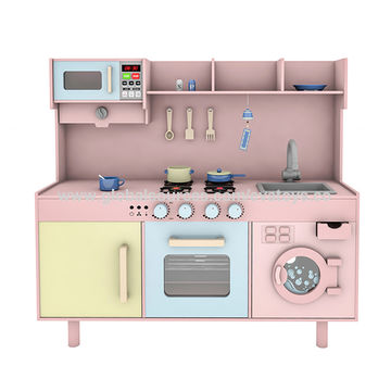 Compre Customize Finge La Cocina Rosada De Madera Grande Del Juego Fijada  Con La Función W10c668 De Las Elecciones y Sistema Rosado De La Cocina de  China por 40 USD | Global Sources