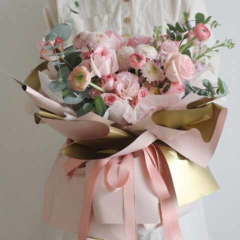 50*70cm korean flower wrapping paper bouquet