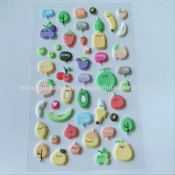 Customized 3D Puffy Stickers Cartoon 3D Foam Sticker - China Puffy and  Sticker price