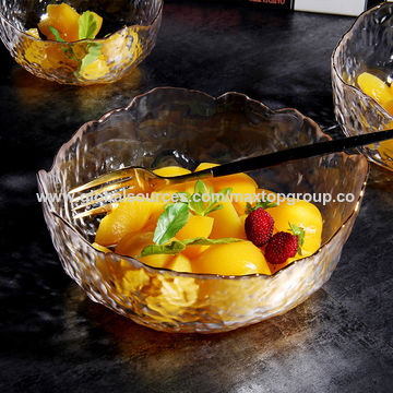 Achetez en gros Bol à Salade Phnom Penh Créatif Web Célébrité Dans Un Bol à  Fruits Transparent Bol En Verre Bol à Dessert Chine et Bol à Fruits Bol En  Verre Dessert