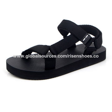 Sandales Homme Essentials à Triple Sangle Ajustable - Semelle Antidérapante - Confort Maximal