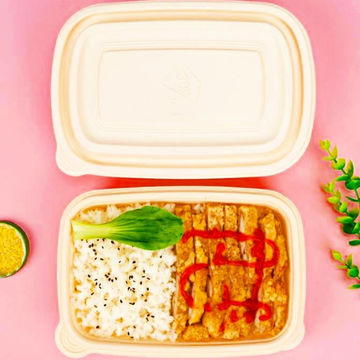 Disposable 8 inch 3 Compartments Take Away Food Box Custom Printed  Disposable-Buy cornstarch clamshell ,corn starch food container,cornstarch  fast food box,take away box,disposable box on Food Packagi