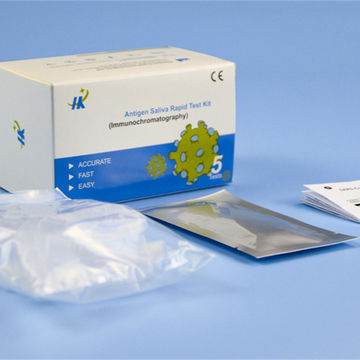 China Huaree one step AG saliva antigen diagnostic rapid test cassette ...
