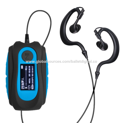 Ipx8 Lecteur MP3 étanche de musique sous-marine de sports pour
