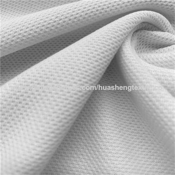 Manufacturer 100% Poly Pique Polo Shirt Fabric For Outdoor
