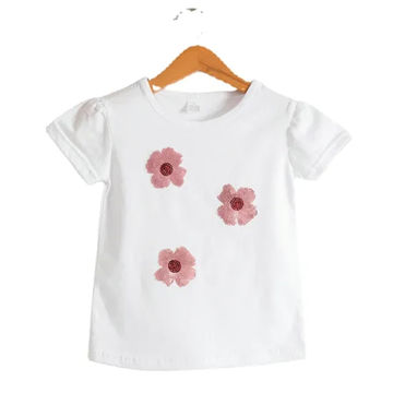 Flower Embroidered Shirt  Flower embroidered shirts, White shirts