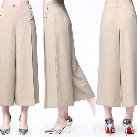 Women's Pants & Trousers Fashionable One-word Shoulder Top Wide Leg Pant 2 Piece  Pants Set - Buy China Wholesale Formal Pants $8