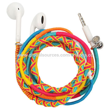 earphones with thread wire