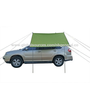 China Camping Car Roof Top Tent with side awning Manufacture and Factory