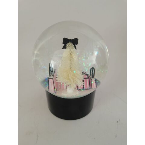 Globo de nieve de cristal con resina, regalo de decoración navideña - Bola de agua