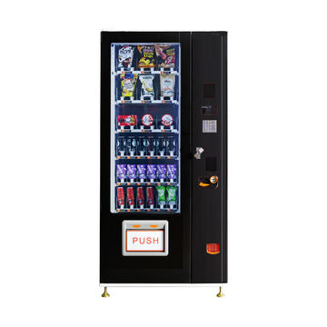 Xy 6 Selection Small Slim Combo Vending Machine With Cooing System 