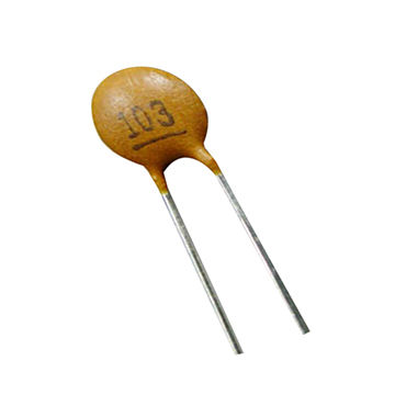 China Ceramic Disc Capacitor With 50 To 500V DC Working Voltages And ...