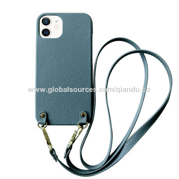 Personalised Crossbody Phone Bag iPhone 14 Pro Max PU Leather 