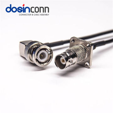 1pc New 75ohm BNC Male to Male M/M RG58 Jumper Coaxial Video  CCTV Lead Cable 