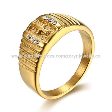 Buy China Wholesale 18k Gold Cross Rings Personalized Vogue