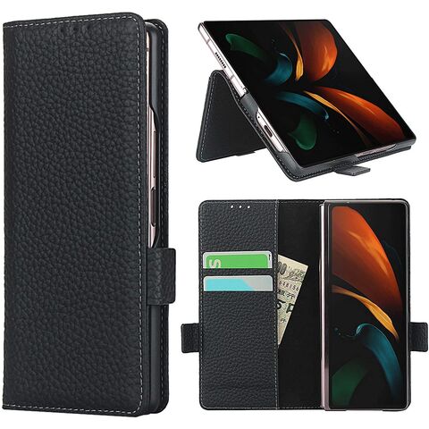 For Samsung Galaxy A54 5G Phone Cover Compatible with MagSafe Charger PU  Leather+PC+TPU Phone Case - Black Wholesale