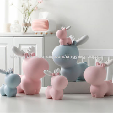Hirsch-Sparschwein, kreatives Geburtstags-, Abschluss-, Einweihungsgeschenk, Harzornamente, Wohnzimmerdekoration for sale at factory direct price